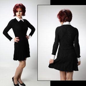 VENUS🌸 black sweater dress size XS NWOT